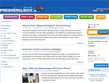 Tablet Screenshot of news.preisvergleich.de